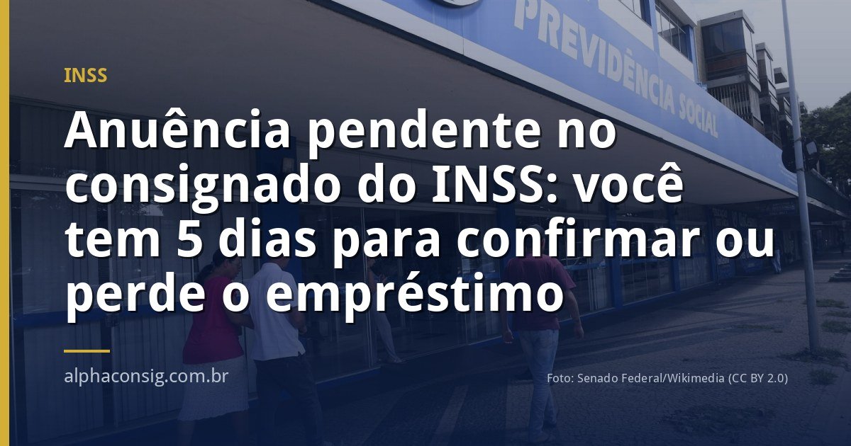 Idoso consultando o aplicativo Meu INSS no celular para confirmar empréstimo consignado